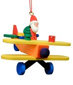 Santa in Airplane<br>Ulbricht Ornament